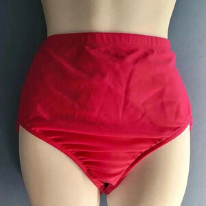 NWOT Resorts Plus Pink Bikini Swim Separate Bikini Bottom Tummy Control Size 16